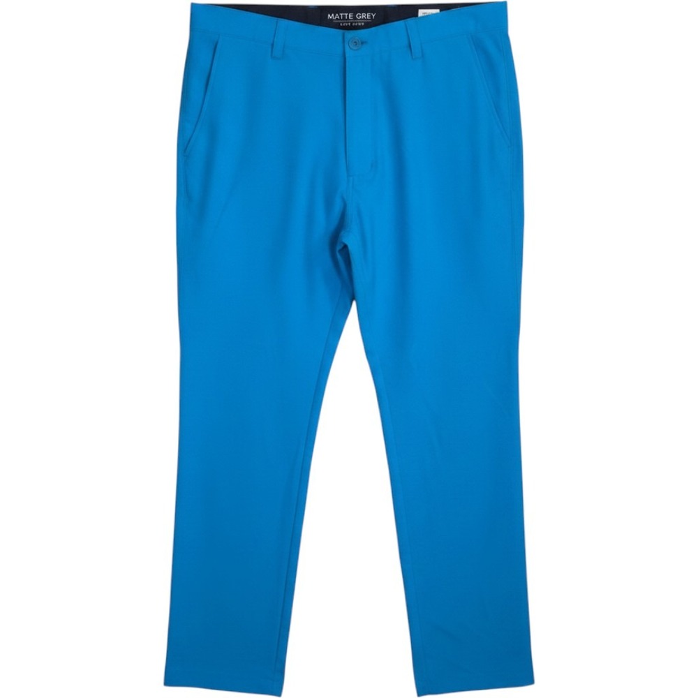 Matte Grey Wayfarer Golf Pants Hawaiian Ocean Blue Mens 34x32 SP4-9 NEW‎